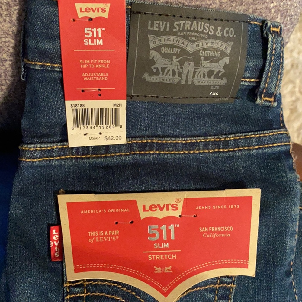 Levi's Boys' 511 Slim Fit Performance Jeans
